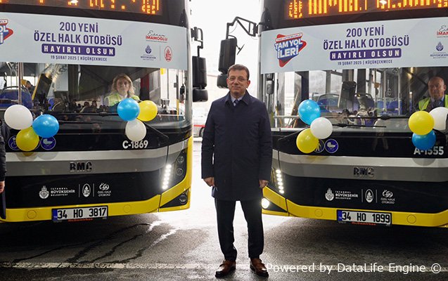 İstanbul avtobuslarında İmamoğlu qadağası