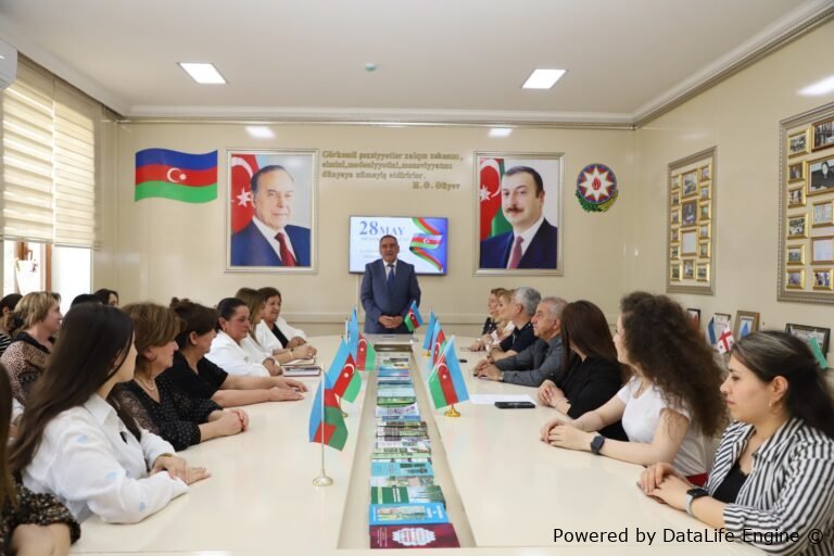 28-MAY MÜSTƏQİLLİK GÜNÜ MÜNASİBƏTİ İLƏ DƏYİRMİ MASA KEÇİRİLDİ