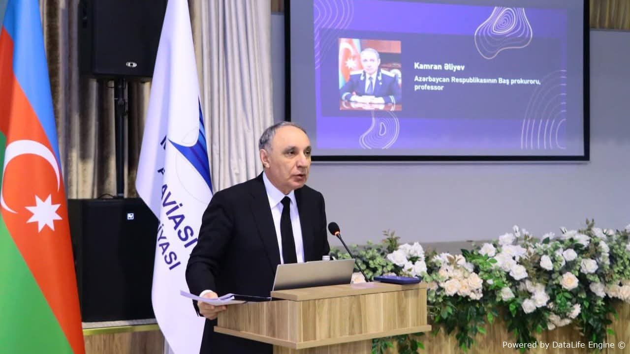 Baş prokurorun Milli Aviasiya Akademiyasında mühazirəsi keçirilib