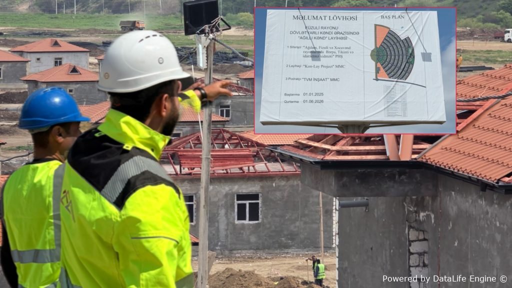 Füzuli rayonunda “Ağıllı Kənd” layihəsi sürətlə irəliləyir