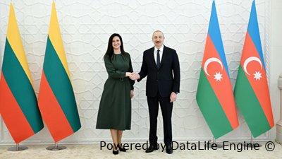 Prezident Litvanın Baş nazirini və türk naziri qəbul etdi