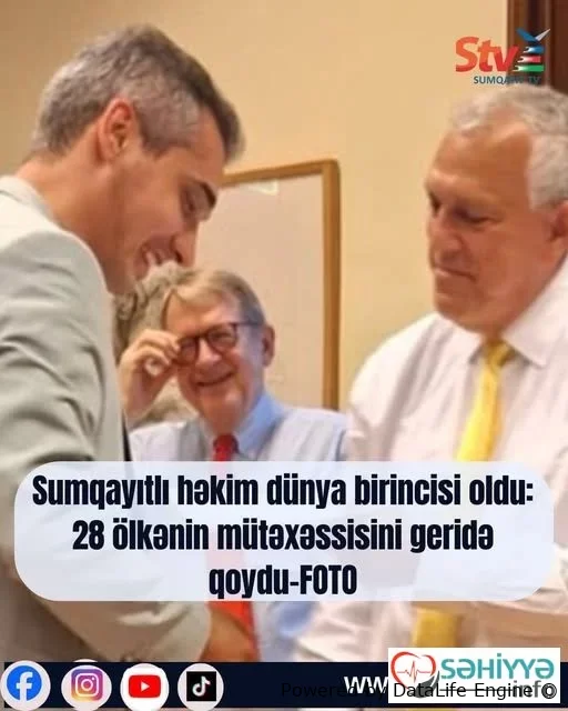 Sumqayıtlı həkimdən beynəlxalq uğur!