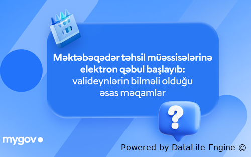 Məktəbəqədər təhsil müəssisələrinə elektron qəbul başladı