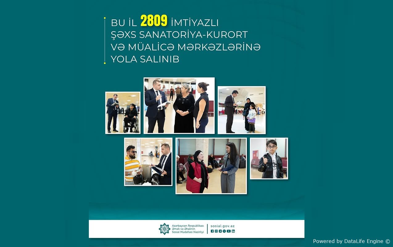 Sanatoriya-kurort və müalicə mərkəzlərinə yola salındılar
