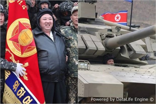 Kim Çen In ordunun ən yeni tankını özü sınaqdan keçirdi