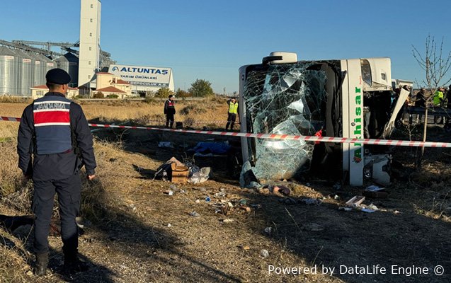 Türkiyədə ağır qəza - 6 ölü, 25 yaralı