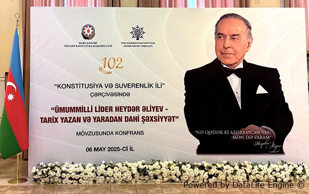 Nizami rayonunda Heydər Əliyevlə bağlı konfrans