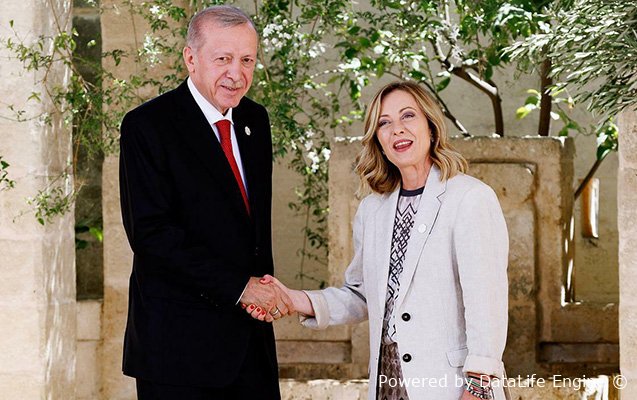 Ərdoğan Meloni ilə danışdı
