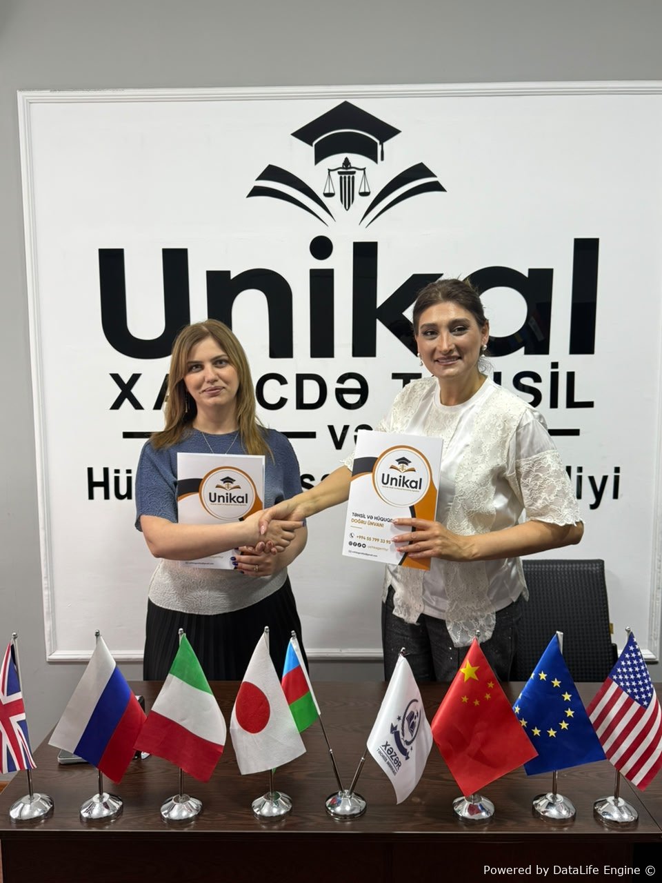 05 iyun 2026-cı il tarixində “Unikal Xaricdə Təhsil və Hüquqi Konsaltinq Agentliyi” ilə “Müasir Xəzər Tədris Mərkəzi” arasında əməkdaşlığa dair Memorandum imzalanmışdır.