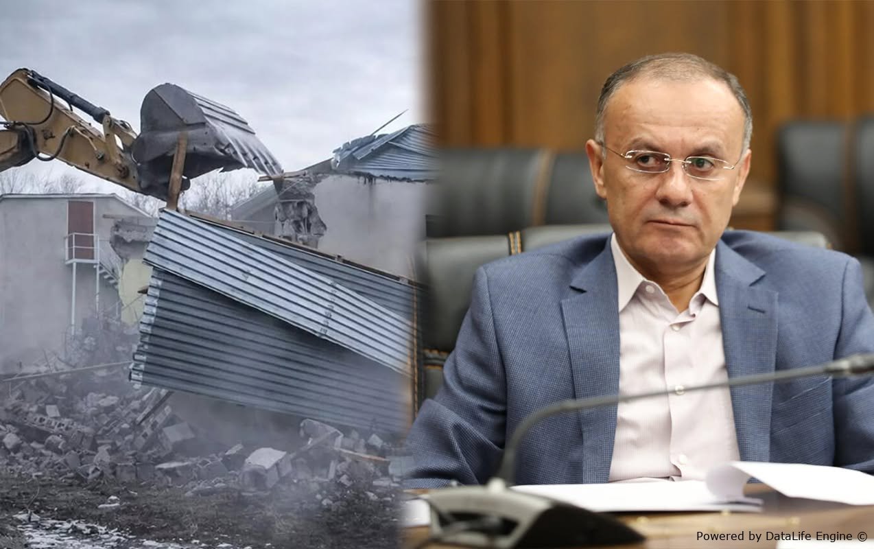 Seyran Ohanyan və digərlərinin Göyçə sahilindəki əmlakları sökülüb