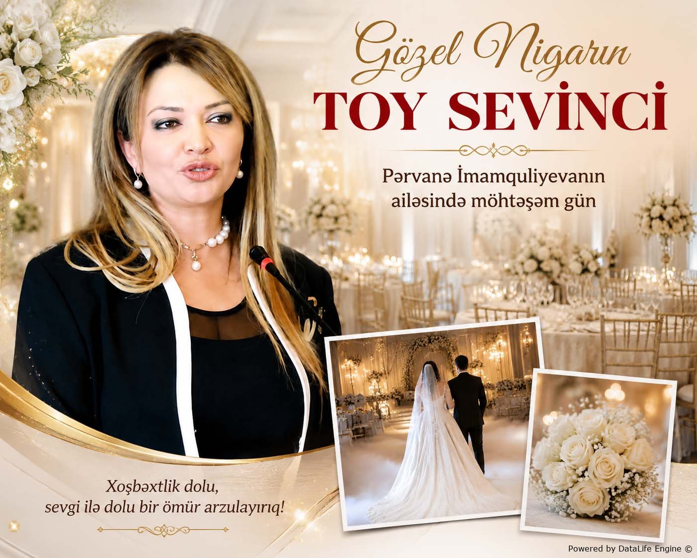 Gözəl Nigarın toy sevinci – Pərvanə İmamquliyevanın ailəsində möhtəşəm gün